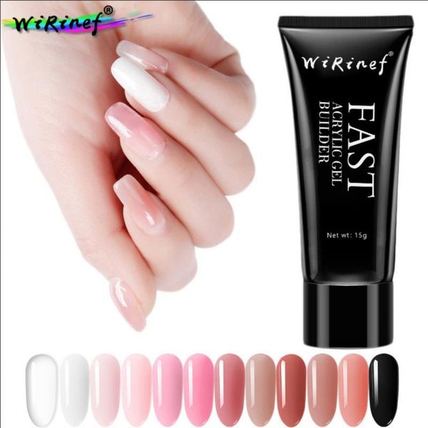 

nail gel extended glue fast extension base seal coat polish art tools, Red;pink