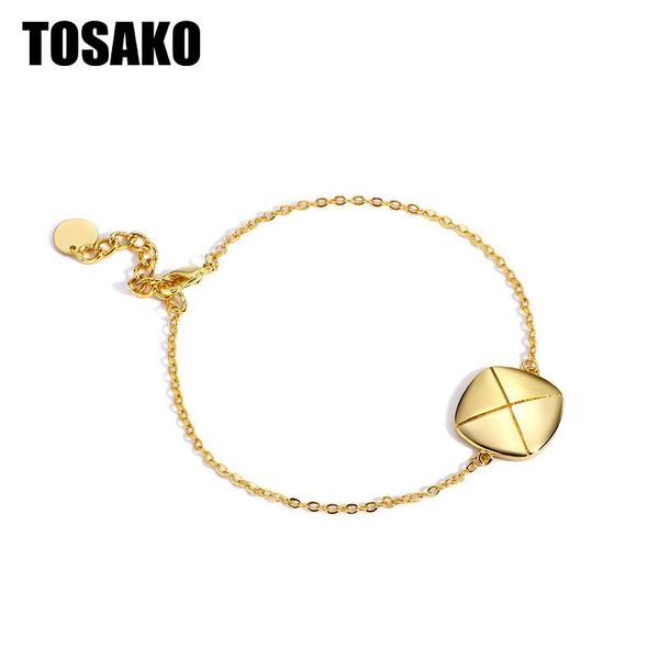 

stainless steel square women bracelet fashion geometric gold plated link, chain, Black