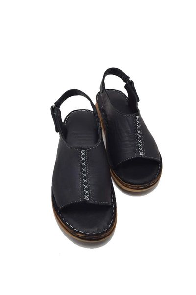 

sandals genuine leather black