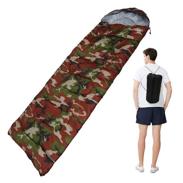

warm outdoor camping sleeping bag 4 season portable ultralight waterproof travel hiking bags