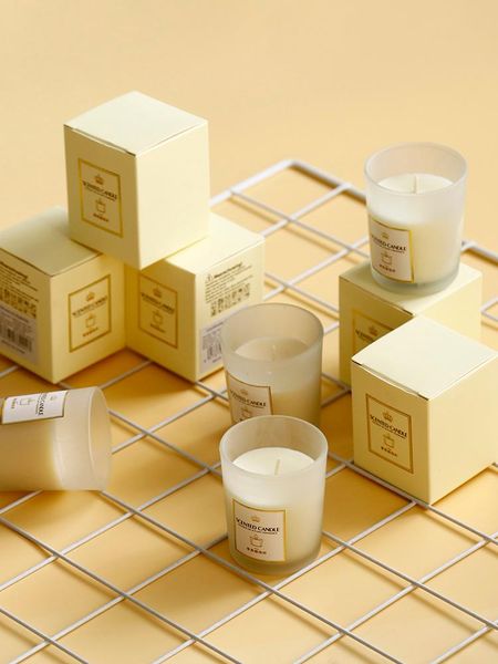 

candles scented smokeless aroma soy wax candle with jars bedroom lasting fragrance wedding bougie decoration home decor