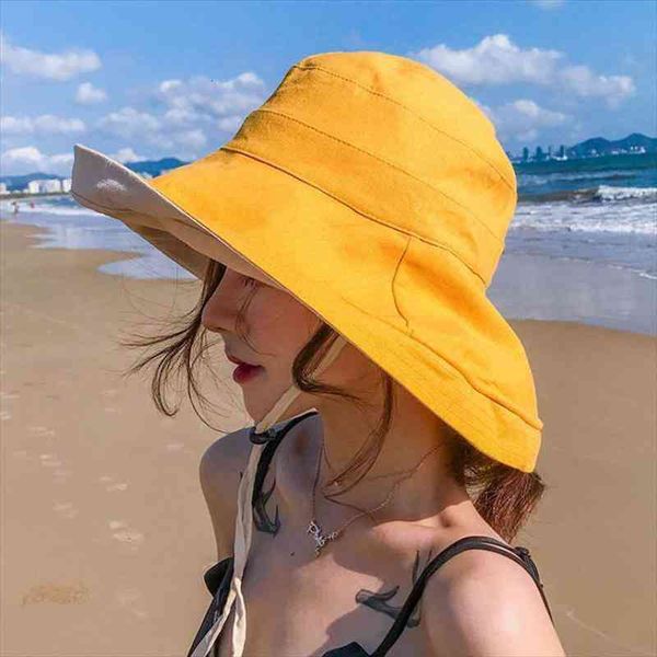 

floppy hat female beach sun hat summer hats for women ladies fisherman cap wide brim sunhat vacation suncreen korean style, Blue;gray