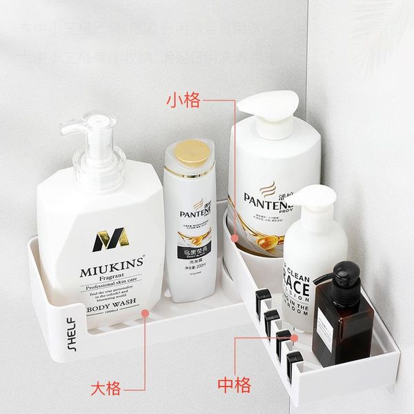 

bathroom storage & organization 98/5000 shower wall shelf kitchen holder organizer