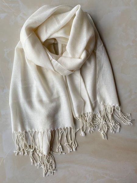 

scarves 100%wool white scarf, 60s, easy to hand dying, Blue;gray