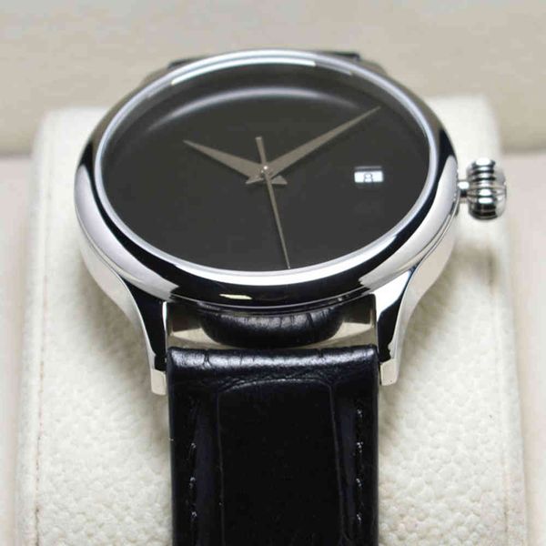 

watch st2130 self winding mens automatic mechanical wristwatch simple stainless steel sapphire clock relojes para hombre 2021, Slivery;brown