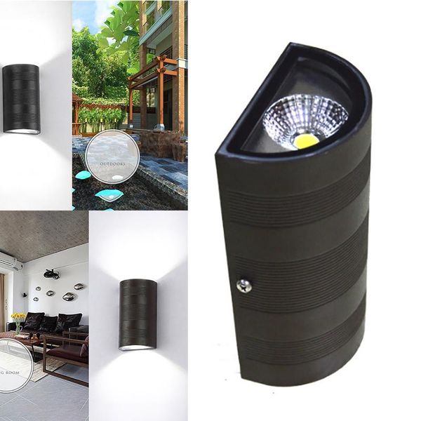 

led waterproof semi-circular outdoor wall lamp living room garden terrace corridor lamps