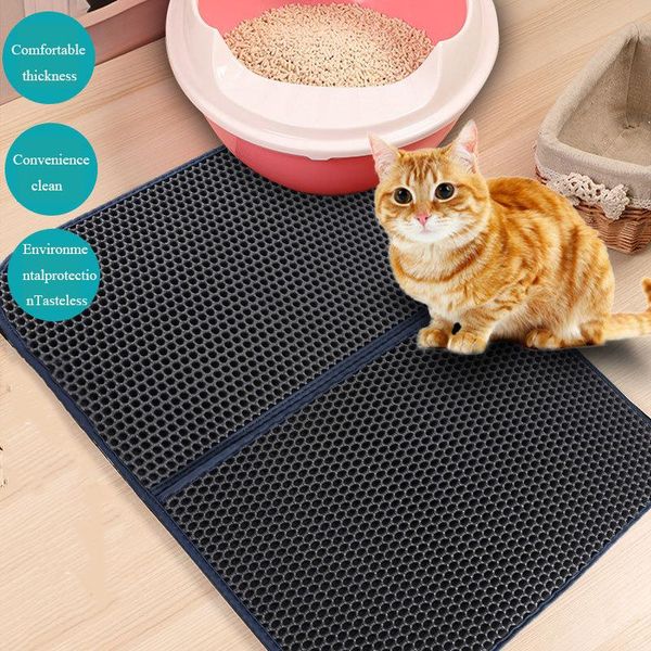 

cat beds & furniture pet litter mat double-layer pit supplies bed cleaning toilet control panel foot