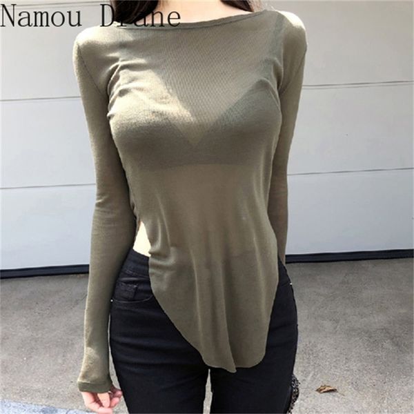 

long sleeve funny t shirt women white tshirt femme harajuku feminina summer tees casual cotton t-shirt vintage slim 210429, Black