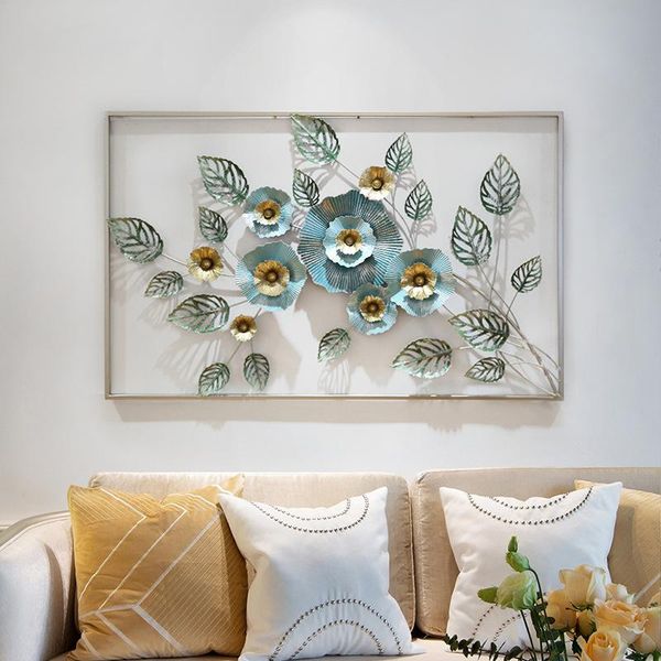 

decorative objects & figurines european-style porch iron art three-dimensional flowers and plants of frame to decorate dining-room corridor