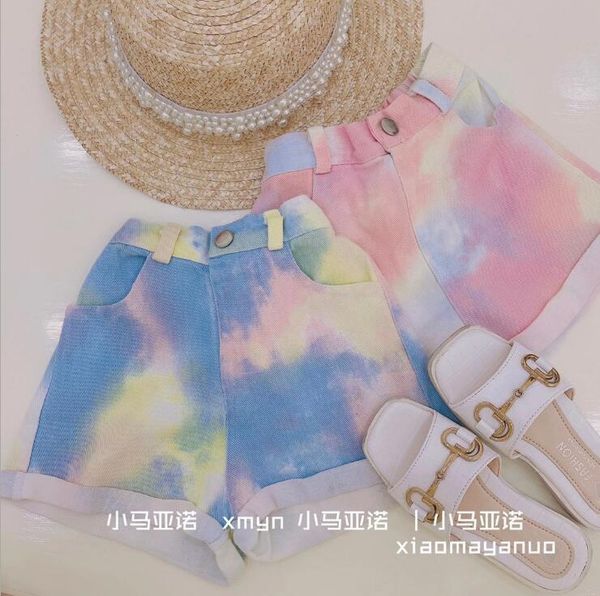 

shorts 2021 wholesale girls cotton summer fashion 3-9t b204, Black