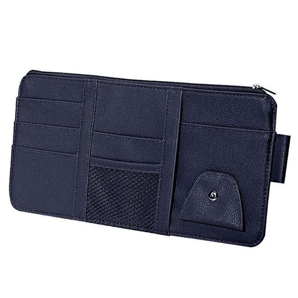 

car organizer 1 pcs 29*15 cm multifunctional sun visor storage mobile phone bag glasses bill k5x5