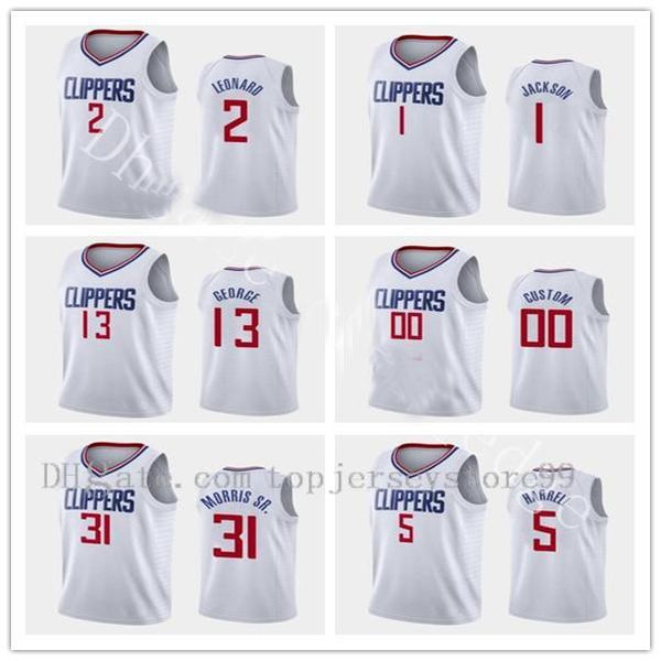 

professional men basketball jersey\rlos\rangeles\rclippers kawhi leonard paul george lou williams reggie jackson luke kennard any player pre, Black;red