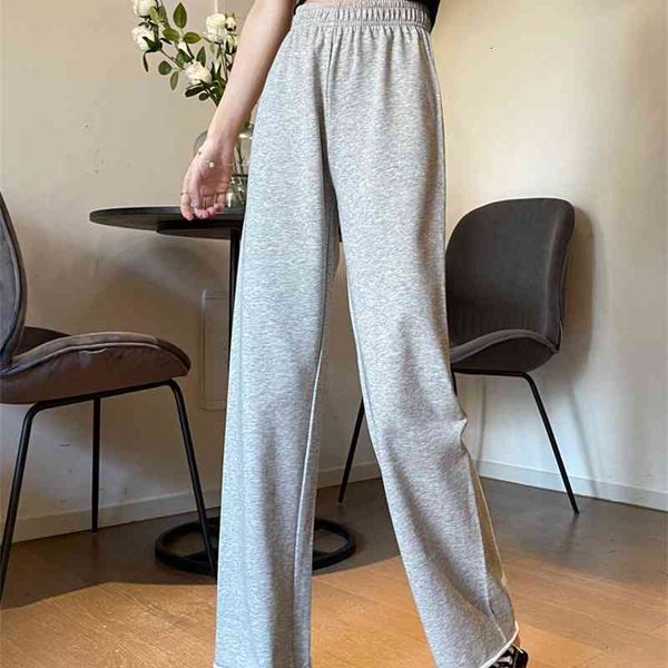 

women's pants & capris make little wide-legged pants since han edition loose straight waist show thin spring slacks lb12, Black;white