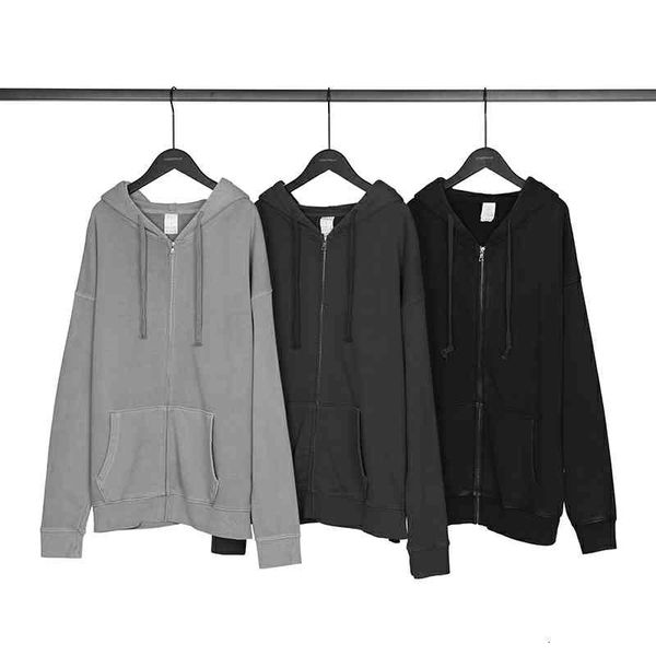 

sweatshirts heavy cotton zip hoodie vintage black raglan streetwear