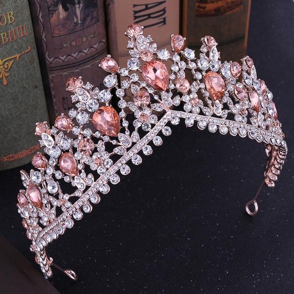 

hair clips & barrettes tiaras and crowns for women crystal silver accessories wedding birthday princess bride, Golden;silver