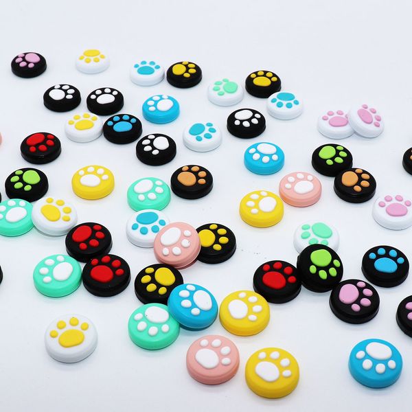 Replawholesale Zement Silikon Cat Claw Joystick Caps Controller Grip Thumbstick Buttons Cover Shell für Nintend Switch