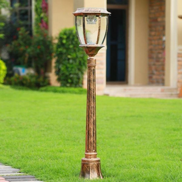 

lawn lamps e26/e27 2w outdoor waterproof garden lights solar wall lamp 100/170/210 cm european retro home led induction yard