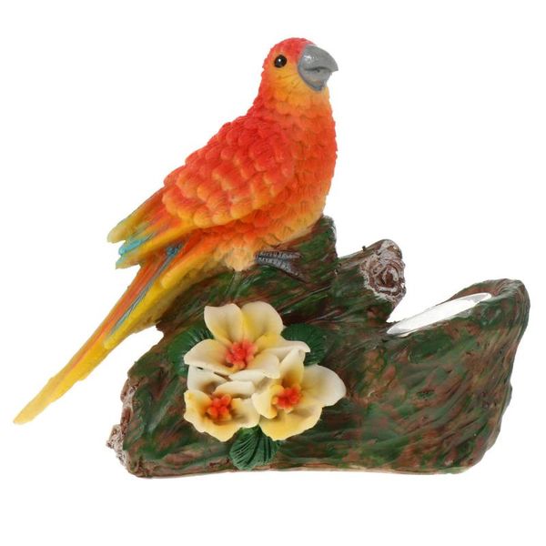 

artificial resin bird solar lamp led animal decorative landscape wall
