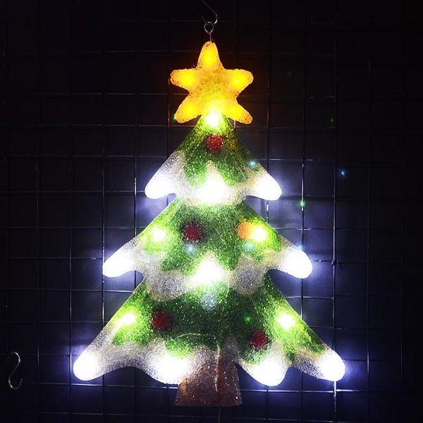 

ex 2d christmas tree decoration light festival xmas outdoor holiday party led strings