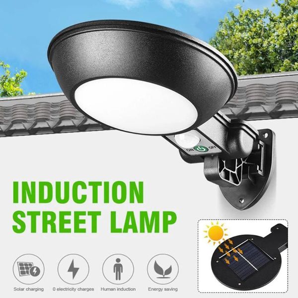 

outdoor wall lamps led solar lights outdoors rotatable waterproof motion sensor street security light for garden decoration
