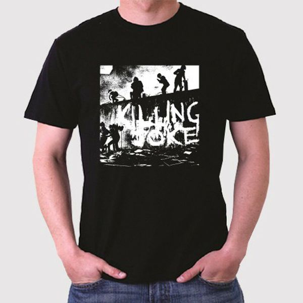 

new killing joke logo men's black t-shirt size s to 3xl, White;black