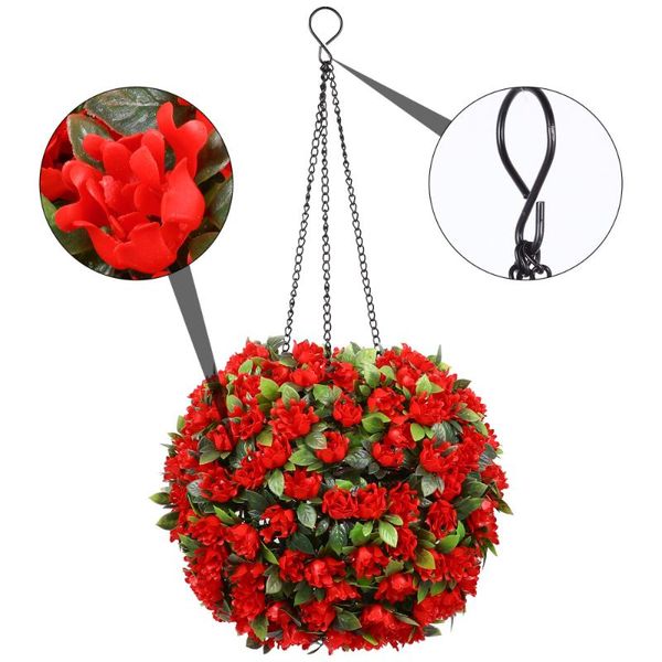 

solar lamps 1pc power flower light outdoor garden hanging lamp