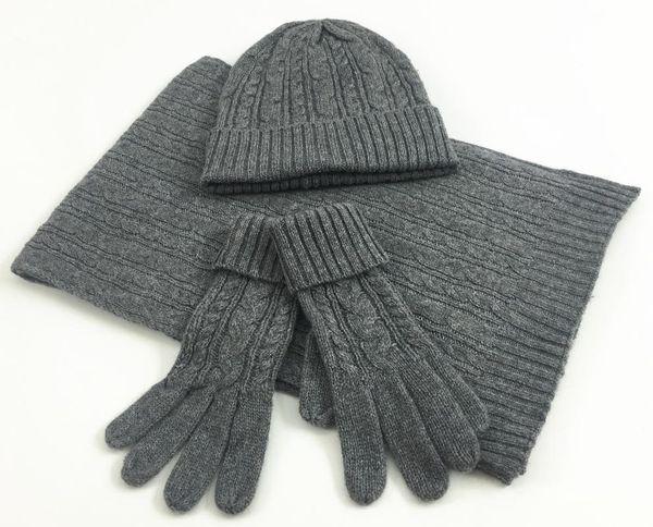 

scarves scarf autumn and winter hat classic twist warm gloves, Blue;gray