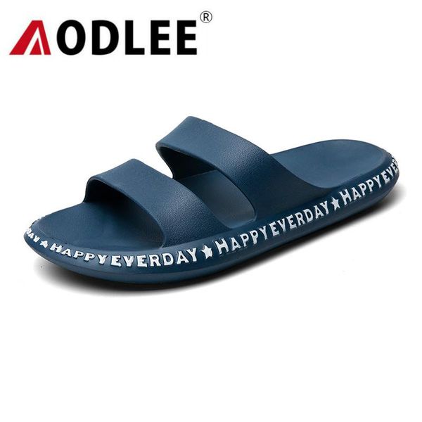 

slippers fashion men comfort indoor beach casual soft non-slip shoes falt drop aodlee, Black