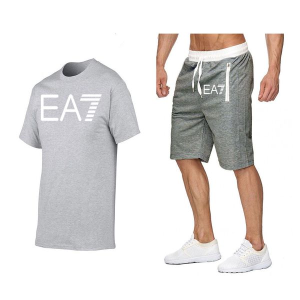 

men's designer t shirt luxury summer men sports suit chintz sportswear mens wear, White;black