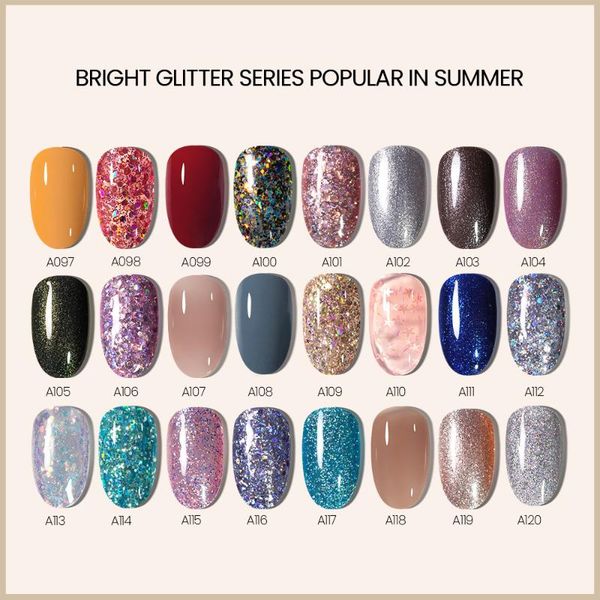 

nail gel maychao 7.3ml crystal pink polish shiny diamond coat semi permanent varnish clear uv lacquer art, Red;pink