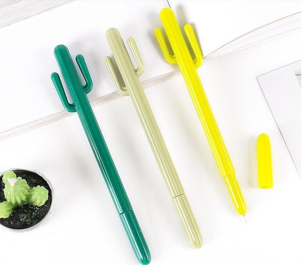 Creativo piccolo fresco Desert Cactus Styling Pen Pen Storia Corea del Sud Cancelleria Cartoon Carino Gel Pen Pen Prize