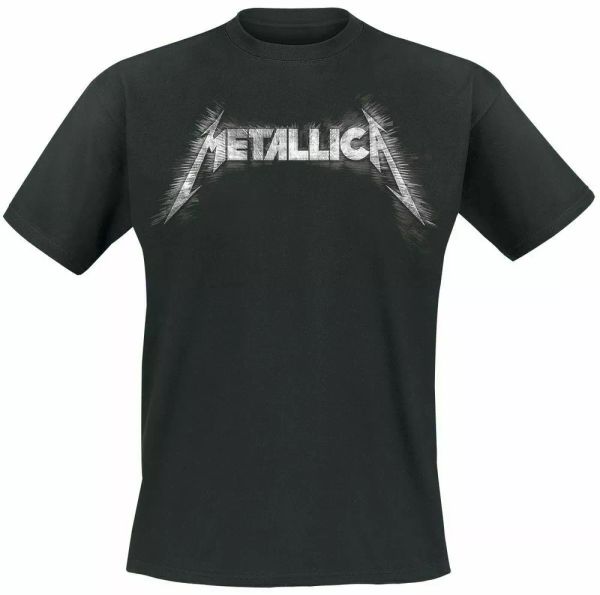 

official metallica t shirt spiked classic rock metal band tee mens new licensed, White;black