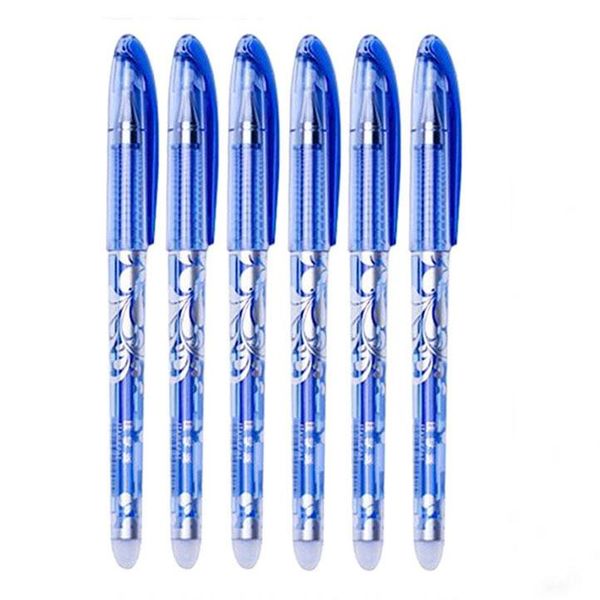 

gel pens erasable pen 0.5mm blue black color ink writing washable handle for school office stationery supplies