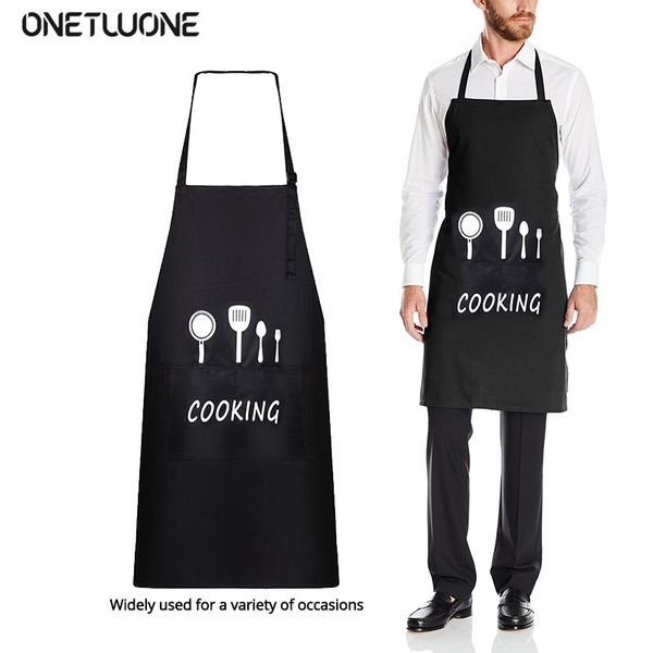

aprons waterproof oil cooking apron, chef for women men kitchen bib apron idea dishwashing cleaning painting
