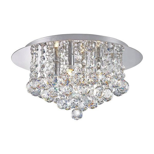 

ceiling lights wrought iron rustic flush mount crystal chandelier ac85-265v lamp