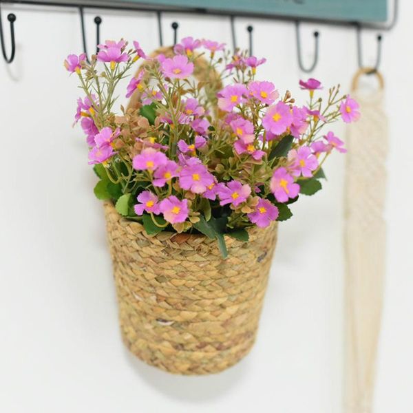 

storage baskets garden wicker plant foldable household