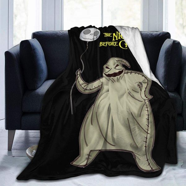 

fleece bed blankets, jack skellington fan art gift poster wedding throw blankets, spring super cozy gifts blanket for dad
