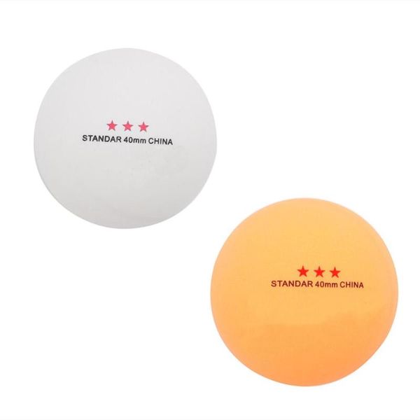 

50pcs 3-star standard 40mm olympic table tennis pong balls indoor games