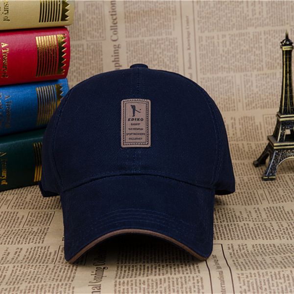 

ball caps cap men's four seasons korean fashion baseball cap women's cotton versatile outdoor leisure sunscreen duck tongue sun ha, Blue;gray