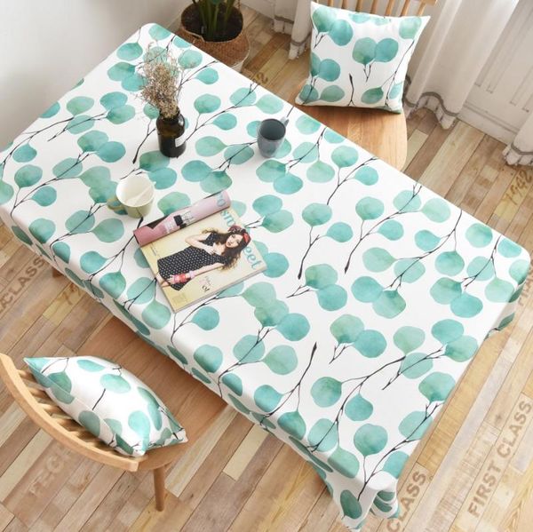 

table cloth rectangular cover nordic spring living room small fresh waterproof mat