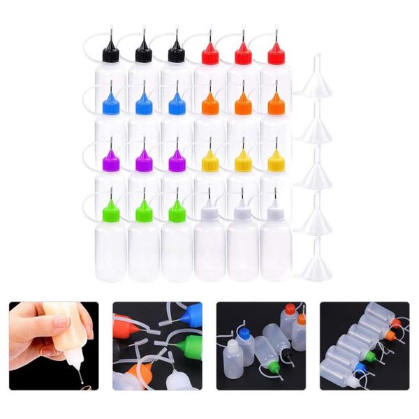 

storage bottles & jars 1 set 30ml pigment dispenser extrusion type needle mouth