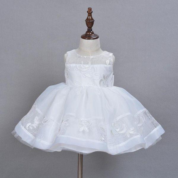 

girl's dresses 2021 baby girl dress girls elegant communion with hat baptism for 1 year, Red;yellow