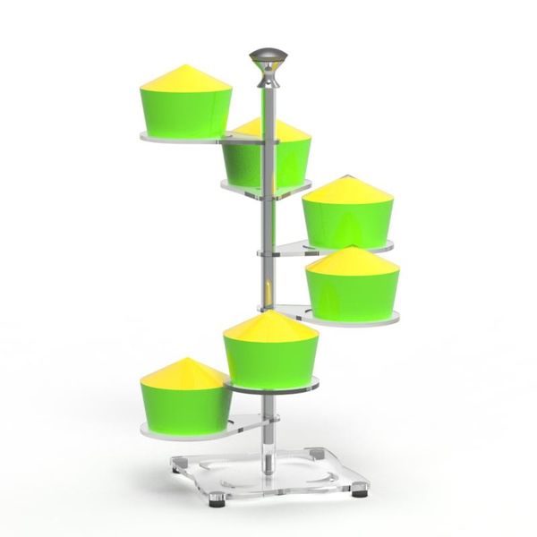 

other bakeware 6 layers spiral acrylic display stand cupcake cake dessert rack jewelry decoration holder for party wedding