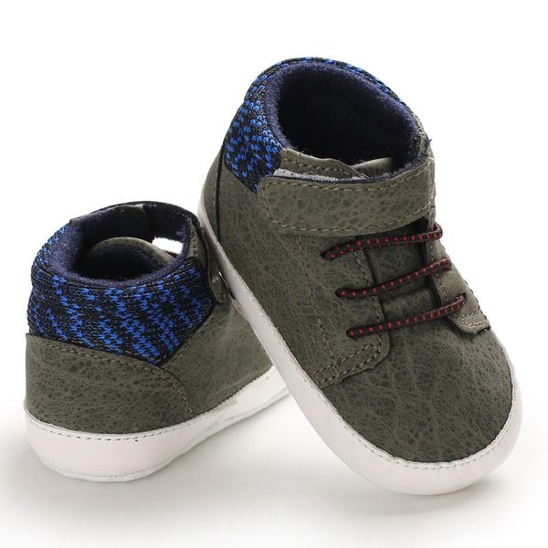 

first walkers 0-18m born baby shoes boy girl leather crib soft soles sneaker prewalkers trainers