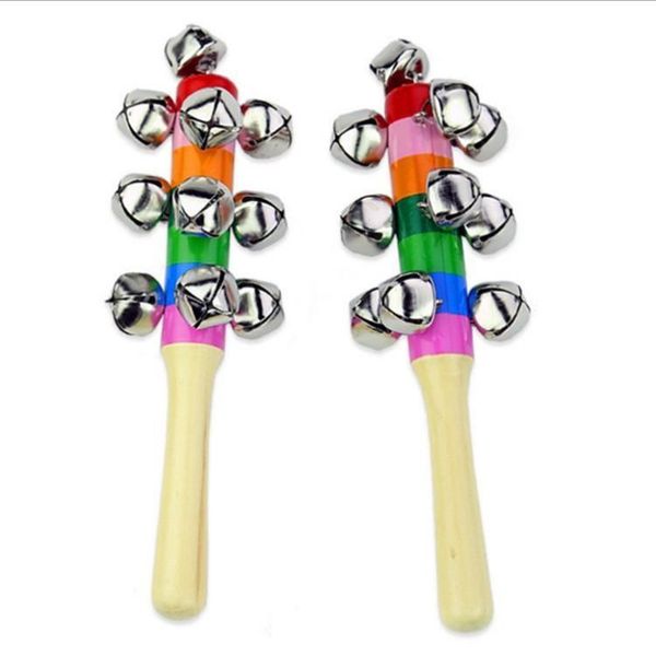 

baby early education of toy musical instruments kindergarten hand bell, cross bell