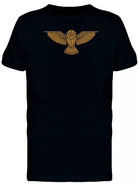 

pure gold geometric owl tee men's -image by shutterstock, White;black