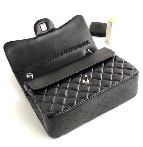 

designer- women bag classic double flap design fashion shoulder cover lady handbags leather chain messenger bags wallet plaid