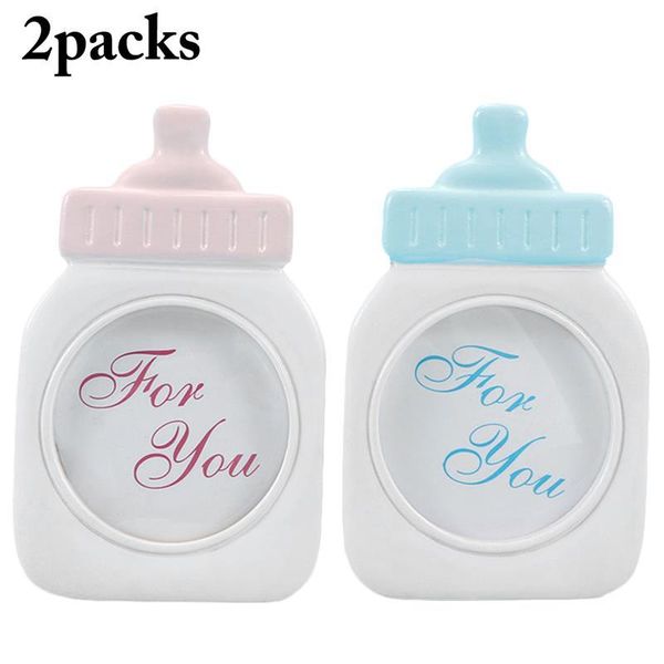 

frames and mouldings 2pcs cute baby bottle shape po frame home decor growing up collection sweet kids birthday supplies room decoration