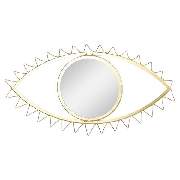 

wall hanging mirror decoration eye shaped iron frame for living room bedroom bathroom office home decor mirrors