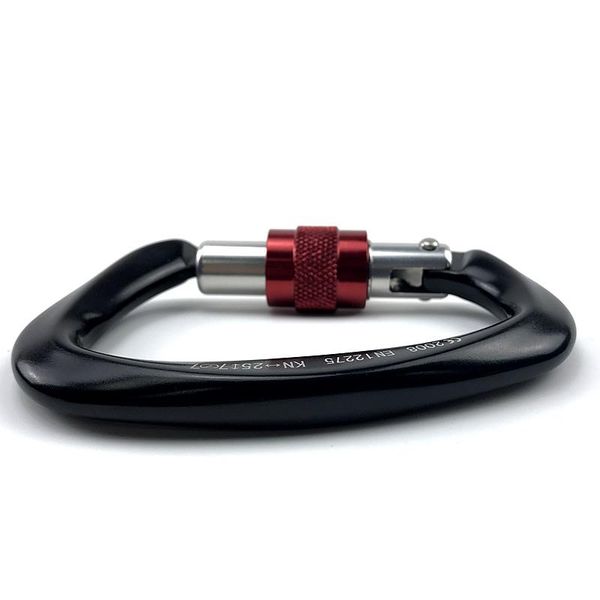 

aluminum mountaineering carbine clip buckle d-ring lock key camping hiking locking accessories wholesale camp furniture